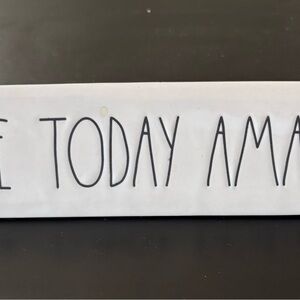 Rae Dunn Artisan Collection Ceramic Sign “Make Today Amazing”